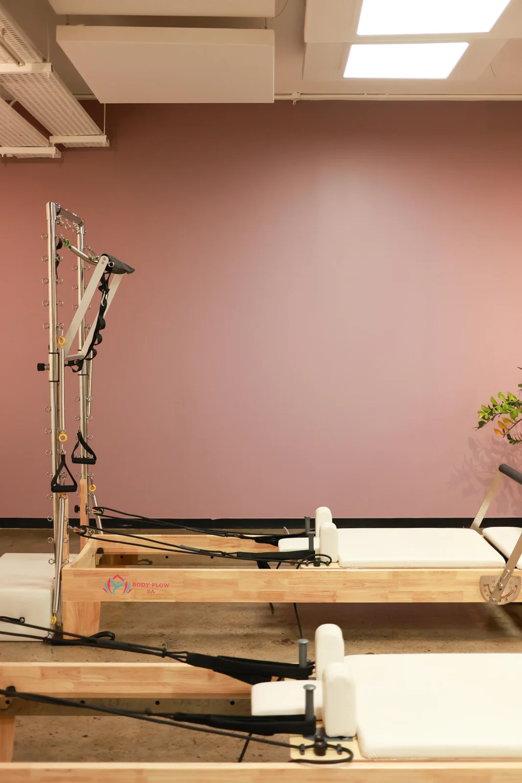 Pilates apparatus inside the studio